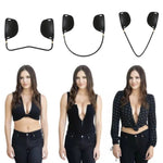 XD00001 Adesivo per capezzoli in silicone per modellare Reggiseno senza davanti Kit reggiseno push-up regolabile anti-abbassamento