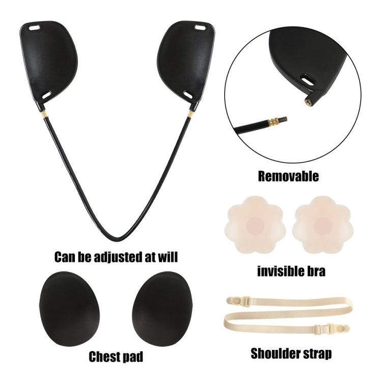 XD00001 Adesivo per capezzoli in silicone per modellare Reggiseno senza davanti Kit reggiseno push-up regolabile anti-abbassamento
