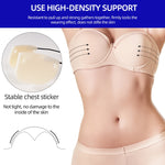 XD00001 Adesivo per capezzoli in silicone per modellare Reggiseno senza davanti Kit reggiseno push-up regolabile anti-abbassamento
