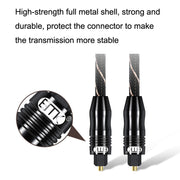 Cavo audio EMK digitale in fibra ottica Amplificatore linea audio, lunghezza, 1m, 1.5m, 1.8m, 2m, 3m, 5m, 8m, 10m, 15m, 20m, 30m