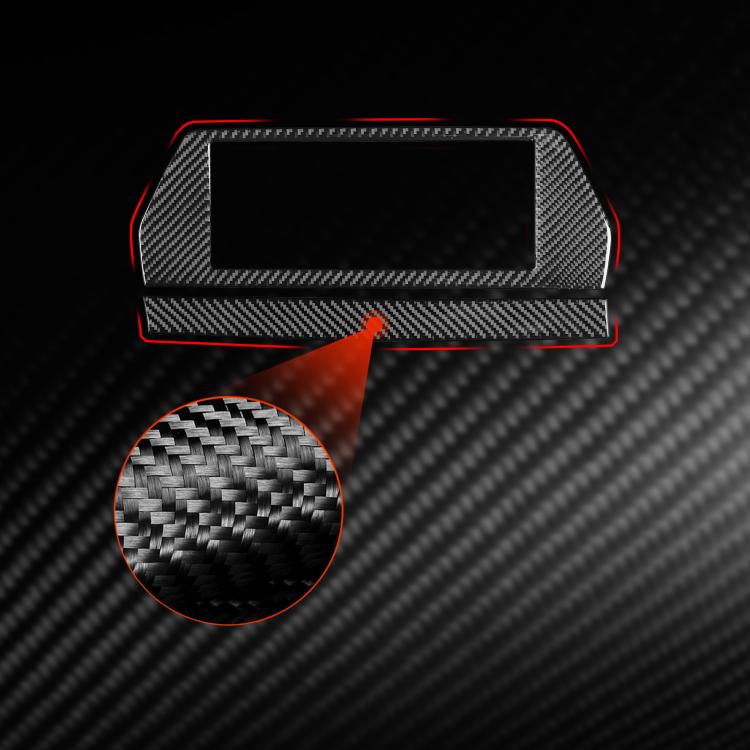 Per BMW Serie 8 G14 2019-2024 Guida a sinistra 2 pezzi/set Adesivo per cornice schermo di navigazione, Left-hand Drive