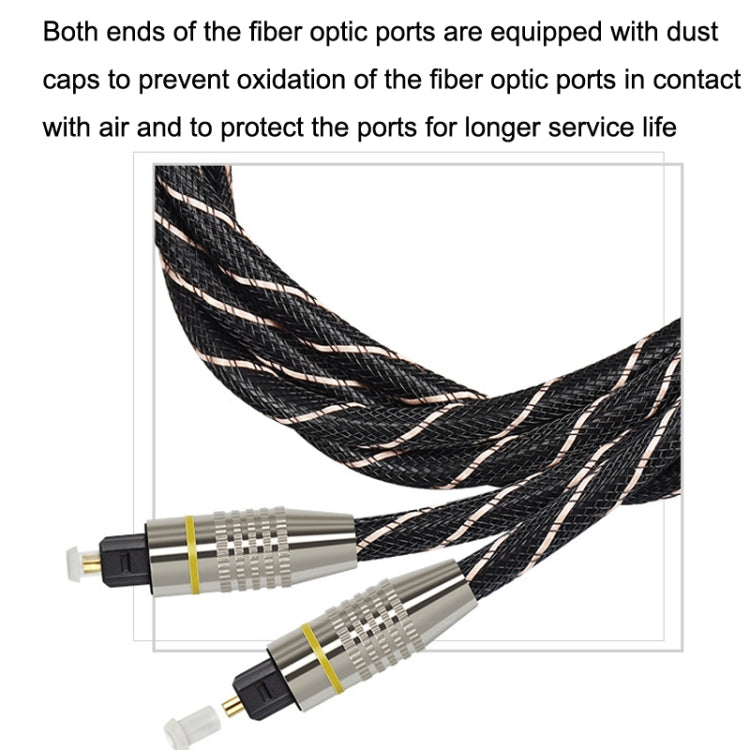 EMK HB/A6.0 Interfaccia SPDIF Cavo in fibra ottica audio digitale ad alta definizione, lunghezza:, 1m, 1.5m, 2m, 3m, 5m, 10m, 15m