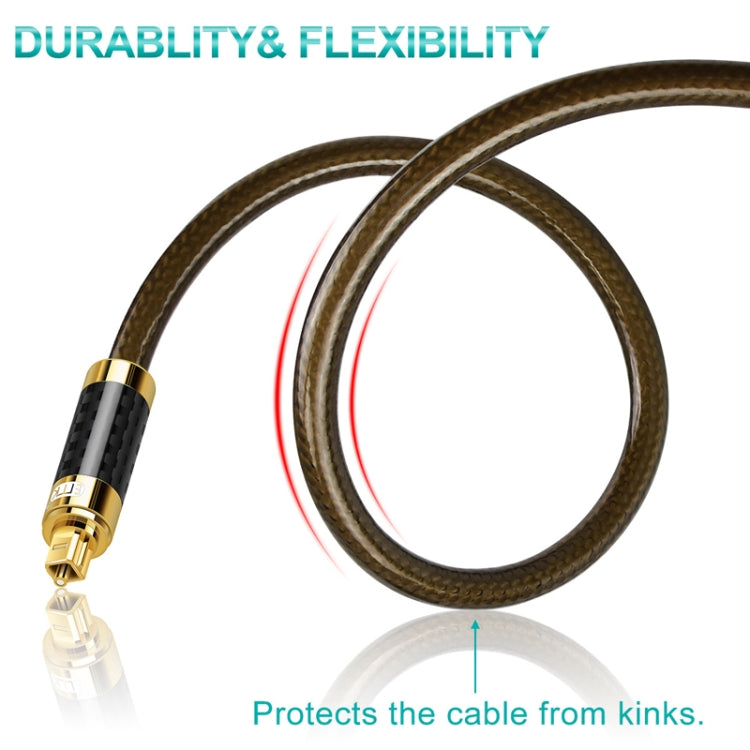 EMK GM/A8.0 Cavo audio digitale in fibra ottica Amplificatore Audio placcato in oro Fever Line, lunghezza:, 1m, 1.5m, 1.8m, 2m, 3m, 5m, 8m, 10m, 15m, 20m