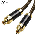 EMK GM/A8.0 Cavo audio digitale in fibra ottica Amplificatore Audio placcato in oro Fever Line, lunghezza:, 1m, 1.5m, 1.8m, 2m, 3m, 5m, 8m, 10m, 15m, 20m
