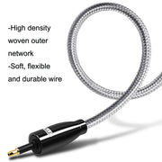 EMK QH4.0 Mini Toslink 3.5mm Interfaccia SPDIF Audio Fibra Ottica, Lunghezza:, 1m, 1.5m, 2m, 3m, 5m, 8m, 10m, 15m