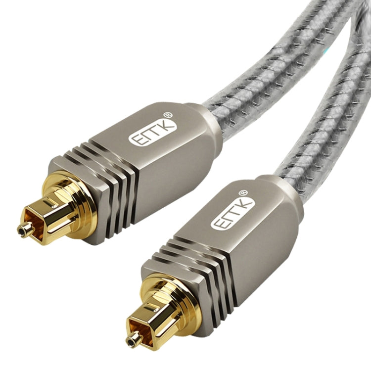 EMK YL/B Cavo audio digitale in fibra ottica quadrato a quadrato Cavo di collegamento audio, lunghezza:, 1m, 1.5m, 1.8m, 2m, 3m, 5m, 8m, 10m, 15m, 20m, 30m