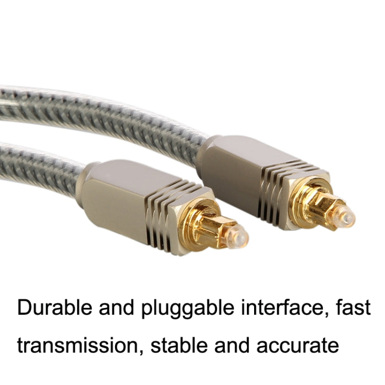 EMK YL/B Cavo audio digitale in fibra ottica quadrato a quadrato Cavo di collegamento audio, lunghezza:, 1m, 1.5m, 1.8m, 2m, 3m, 5m, 8m, 10m, 15m, 20m, 30m