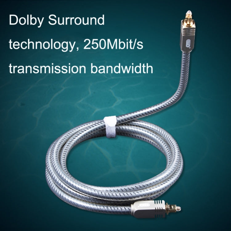 EMK YL/B Cavo audio digitale in fibra ottica quadrato a quadrato Cavo di collegamento audio, lunghezza:, 1m, 1.5m, 1.8m, 2m, 3m, 5m, 8m, 10m, 15m, 20m, 30m