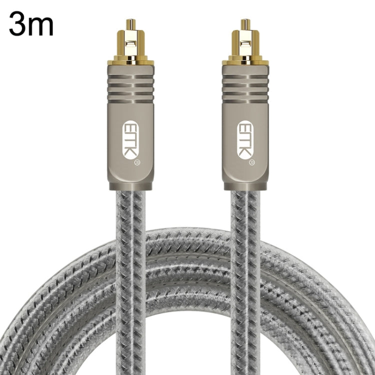 EMK YL/B Cavo audio digitale in fibra ottica quadrato a quadrato Cavo di collegamento audio, lunghezza:, 1m, 1.5m, 1.8m, 2m, 3m, 5m, 8m, 10m, 15m, 20m, 30m