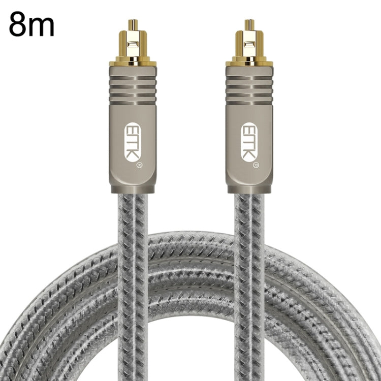 EMK YL/B Cavo audio digitale in fibra ottica quadrato a quadrato Cavo di collegamento audio, lunghezza:, 1m, 1.5m, 1.8m, 2m, 3m, 5m, 8m, 10m, 15m, 20m, 30m