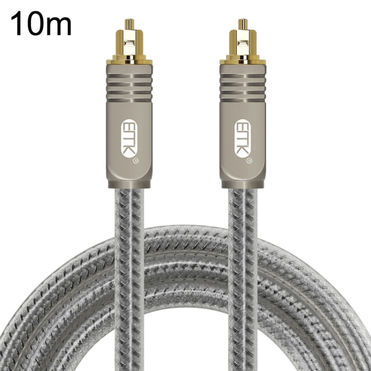 EMK YL/B Cavo audio digitale in fibra ottica quadrato a quadrato Cavo di collegamento audio, lunghezza:, 1m, 1.5m, 1.8m, 2m, 3m, 5m, 8m, 10m, 15m, 20m, 30m