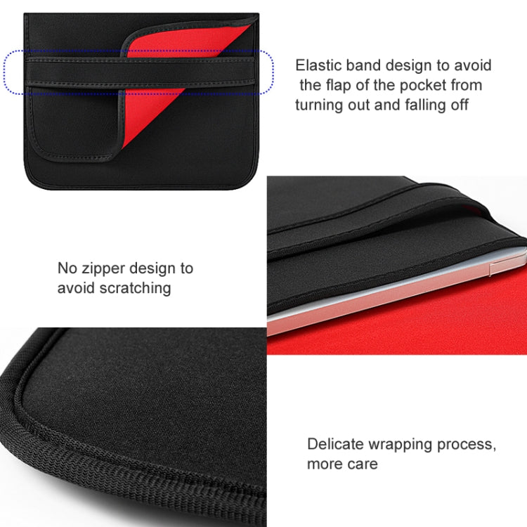 Pochette con patta a sezione orizzontale per borsa fodera per laptop in neoprene, 12 Inch, 13 Inch, 14 Inch, 15 Inch, 17 Inch, 10 Inch
