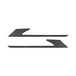 Per BMW Serie 8 G14 2019-2024, guida a sinistra e a destra, 2 pezzi/set, adesivo per sopracciglia fendinebbia posteriore
