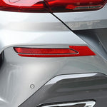 Per BMW Serie 8 G14 2019-2024, guida a sinistra e a destra, 2 pezzi/set, adesivo per sopracciglia fendinebbia posteriore