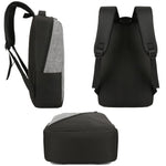 Borsa a tracolla 3 in 1 in tessuto Oxford per laptop 15,6"
