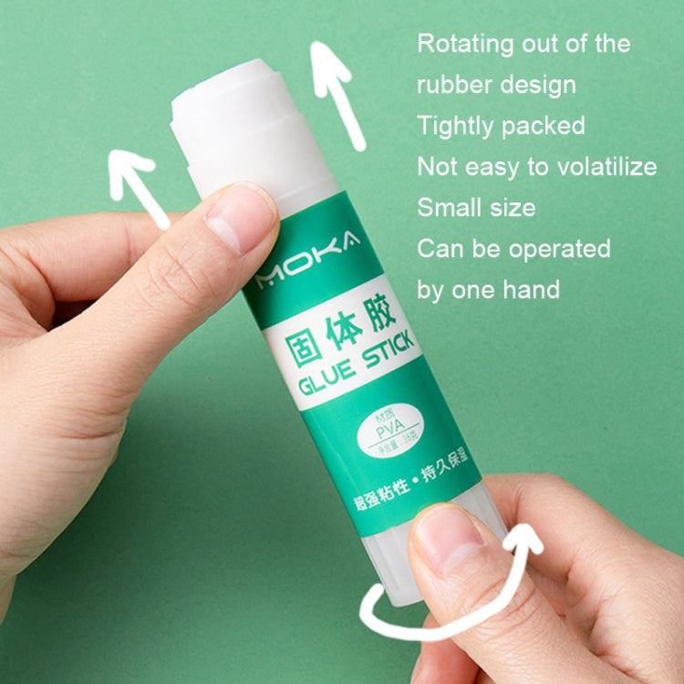 MOKA Solid Glue Student Cancelleria Colla solida fatta a mano per bambini Stick, 24pcs 8g, 12pcs 15g, 12pcs 21g, 12pcs 36g