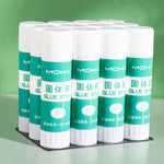 MOKA Solid Glue Student Cancelleria Colla solida fatta a mano per bambini Stick, 24pcs 8g, 12pcs 15g, 12pcs 21g, 12pcs 36g