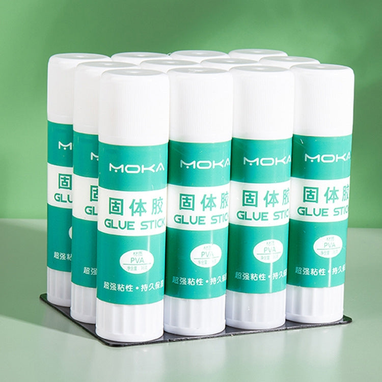 MOKA Solid Glue Student Cancelleria Colla solida fatta a mano per bambini Stick, 24pcs 8g, 12pcs 15g, 12pcs 21g, 12pcs 36g