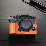 Per FUJIFILM X-T5 Camera Borsa in pelle bovina Custodia protettiva antigraffio Custodia protettiva