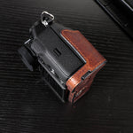 Per FUJIFILM X-T5 Camera Borsa in pelle bovina Custodia protettiva antigraffio Custodia protettiva