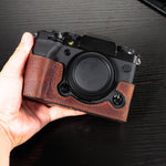 Per FUJIFILM X-T5 Camera Borsa in pelle bovina Custodia protettiva antigraffio Custodia protettiva