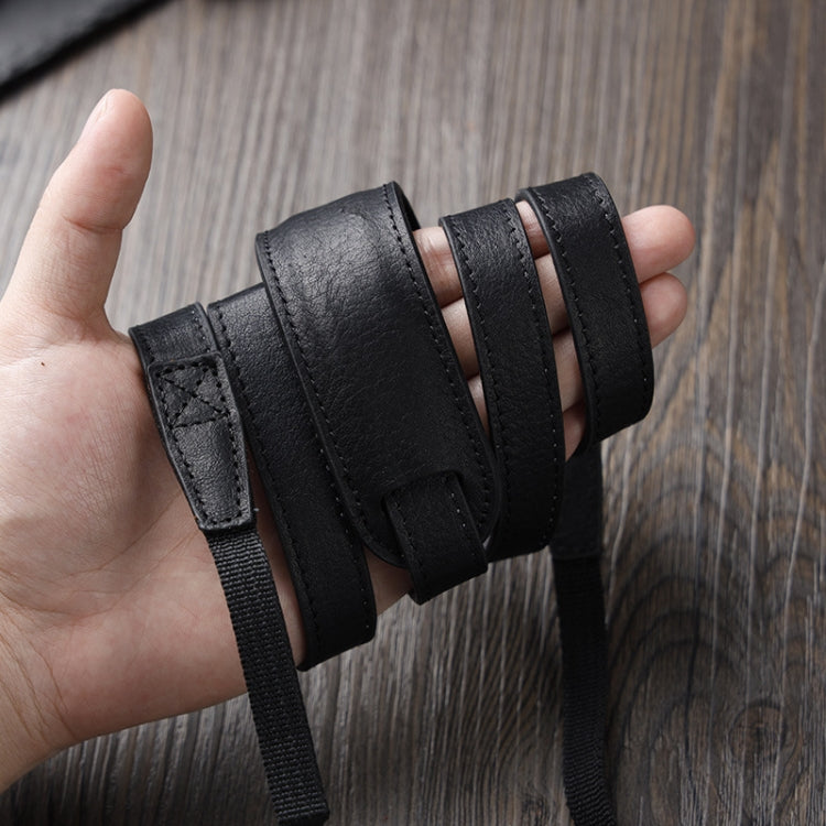 Fotografia all'aperto Fotocamera in pelle di vacchetta Spalla da appendere al collo Cinghia di avvolgimento, Spec:, Top-layer (Black), Top-layer (Deep Coffee), Top-layer (Coffee), Split Leather (Coffee), Split Leather (Black), Pure Leather (Black)     ...