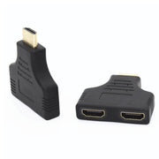 5pcs HDMI maschio a 2 HDMI femmina adattatore HD conversione conversione del computer spina, 5pcs HDMI Male To 2 HDMI Female