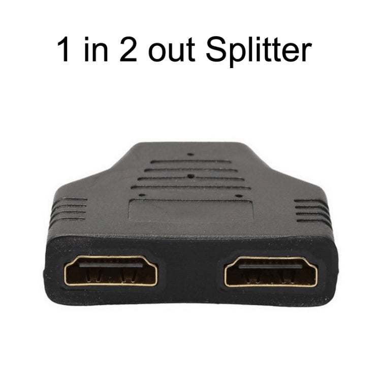 5pcs HDMI maschio a 2 HDMI femmina adattatore HD conversione conversione del computer spina, 5pcs HDMI Male To 2 HDMI Female
