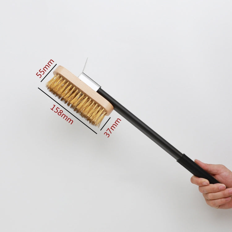 Spazzola da forno ispessita Spazzola da forno a pala per trasferimento domestico, 40cm Alloy Handle