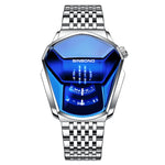 BINBOND Locomotive Concept Orologio con cinturino in acciaio da uomo Live Black Technology Watch, Steel Belt Full Gold-Blue Face, Steel Belt Full Gold Gold Face, Steel Belt Black Stee Blue Face, Steel Belt Black Steel White Face                        ...