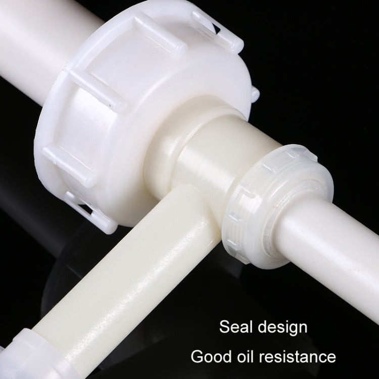 Tubo chimico di liquefazione dell'aspiratore di plastica dell'estrattore manuale dell'olio da 2 pezzi, Hard Lid 5.6cm, Soft Lid 5.4cm, Hose Soft Lid 5.4cm