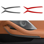 Per BMW Serie 8 G14 2019-2024 2 pezzi/set Adesivo per bracciolo interno porta versione 2 porte
