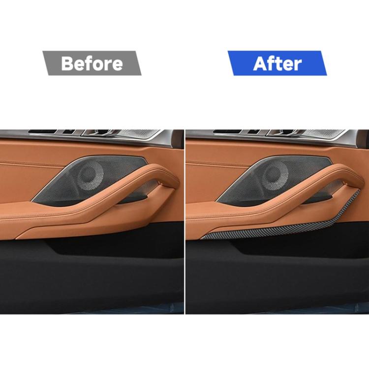 Per BMW Serie 8 G14 2019-2024 2 pezzi/set Adesivo per bracciolo interno porta versione 2 porte
