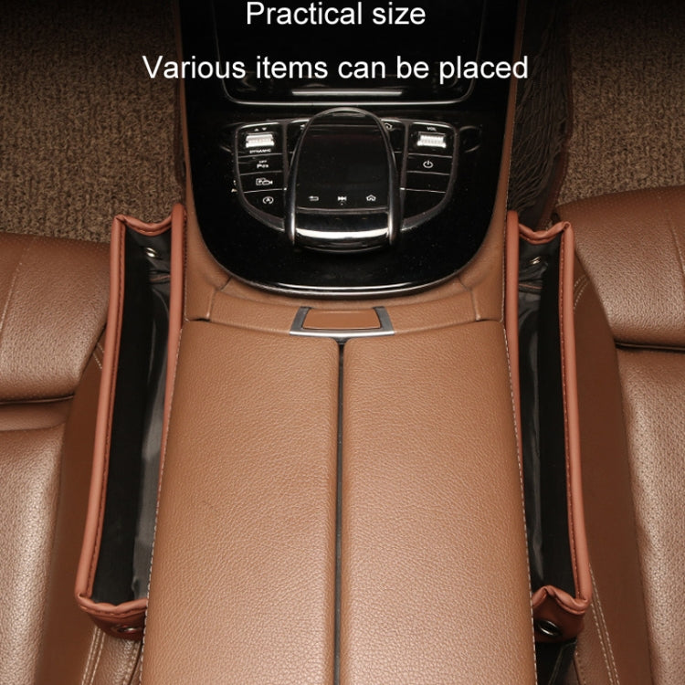 Scatola multifunzionale per fessure per seggiolino auto, modello:, No Logo(black), No Logo(Claret), No Logo(Mocha brown), No Logo(Saddling brown), No Logo(Beige)