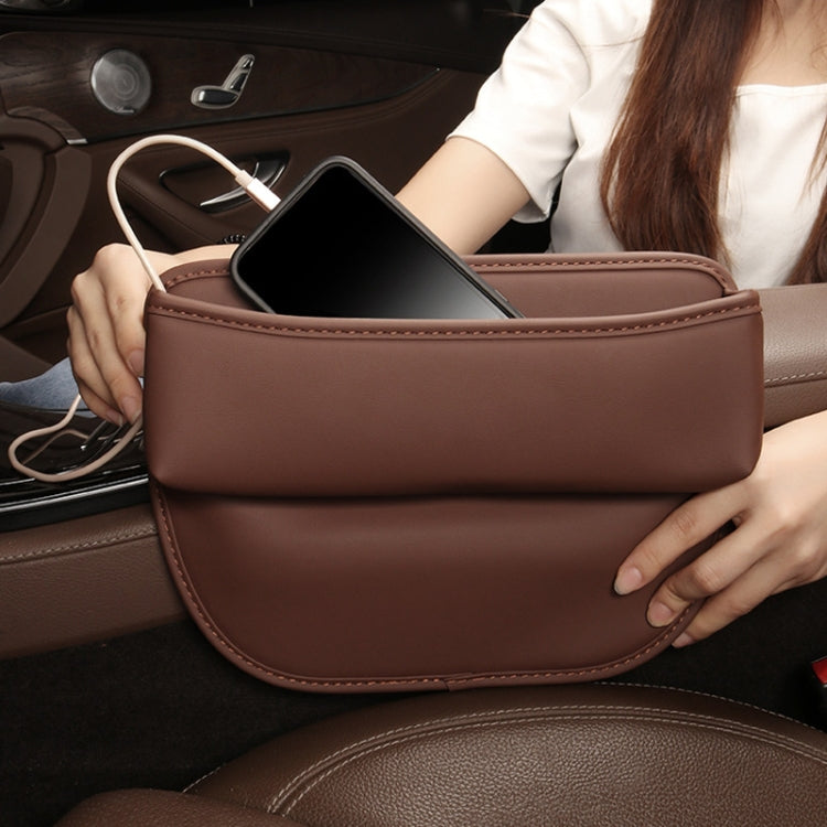 Scatola multifunzionale per fessure per seggiolino auto, modello:, No Logo(black), No Logo(Claret), No Logo(Mocha brown), No Logo(Saddling brown), No Logo(Beige)