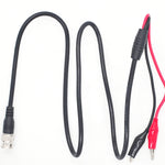 Cavo video coassiale BNC maschio con 2 clip a coccodrillo 0,5 m