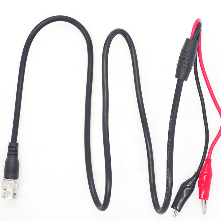 Cavo video coassiale BNC maschio con 2 clip a coccodrillo 0,5 m