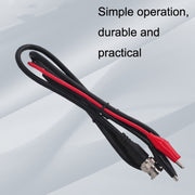 Cavo video coassiale a doppia testa da 2 pezzi BNC a 2 clip a coccodrillo, lunghezza:, BNC To 2 x Crocodile Clips 0.5m, BNC To 2 x Crocodile Clips 1m, BNC To 2 x Crocodile Clips 1.5m, BNC To 2 x Crocodile Clips 2m, BNC To 2 x Crocodile Clips 3m