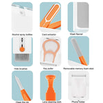 Kit pulizia tastiera e cuffie Bluetooth 11 in 1