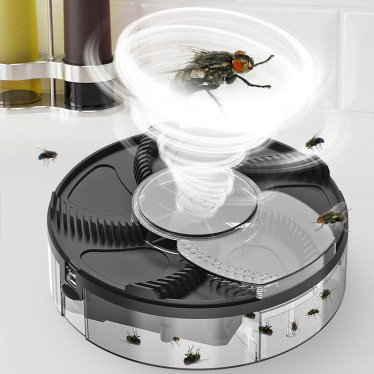 S008 Automatic Fly Killer Silent USB Household Fly Trap, Spec:, USB Plug-in Type (Black), USB Plug-in Type (White), 1200mAh Battery Charging Type(White), 1200mAh Battery Charging Type (Black)