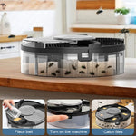 S008 Automatic Fly Killer Silent USB Household Fly Trap, Spec:, USB Plug-in Type (Black), USB Plug-in Type (White), 1200mAh Battery Charging Type(White), 1200mAh Battery Charging Type (Black)
