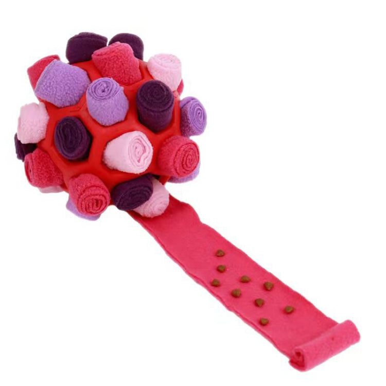 DM202206 Pet Sniffing Ball Cane Nascosto Cibo Palla di Gomma Sniffing Giocattoli Educativi