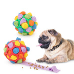 DM202206 Pet Sniffing Ball Cane Nascosto Cibo Palla di Gomma Sniffing Giocattoli Educativi