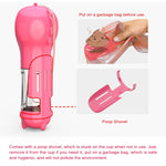 3 in 1 Borraccia portatile per animali domestici con fontana per cani da esterno a tenuta stagna, 300ml, 300ml+Food Box, 500ml, 500ml+Food Box
