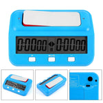 HQT101 Orologio per scacchi in plastica Go Timer per scacchi, HQT101 Blue, HQT101 Green, HQT101 Red Wine
