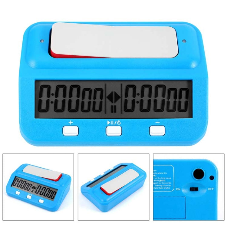 HQT101 Orologio per scacchi in plastica Go Timer per scacchi, HQT101 Blue, HQT101 Green, HQT101 Red Wine