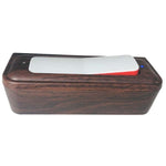 HQT101w Orologio per scacchi in plastica Go Timer per scacchi, HQT101w Wood Grain