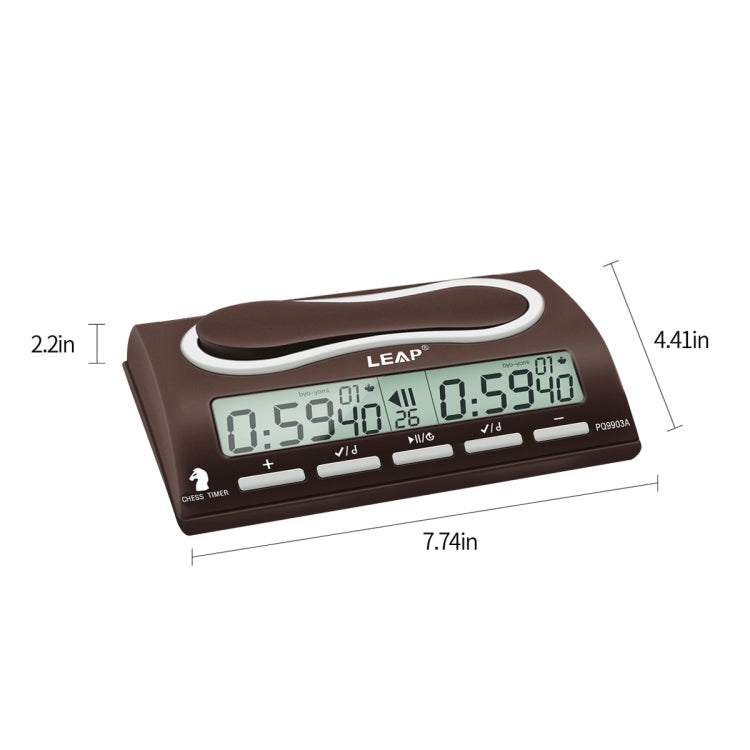 LEAP PQ9903A Orologio da scacchi Orologio da scacchi internazionale, PQ9903A
