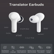 M6 Traduzione reciproca multi-paese Smart Bluetooth Translation Auricolare Supporta 127 lingue, M6 White