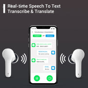 M6 Traduzione reciproca multi-paese Smart Bluetooth Translation Auricolare Supporta 127 lingue, M6 White